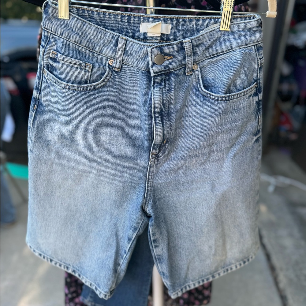 H&M Light Blue Denim Shorts